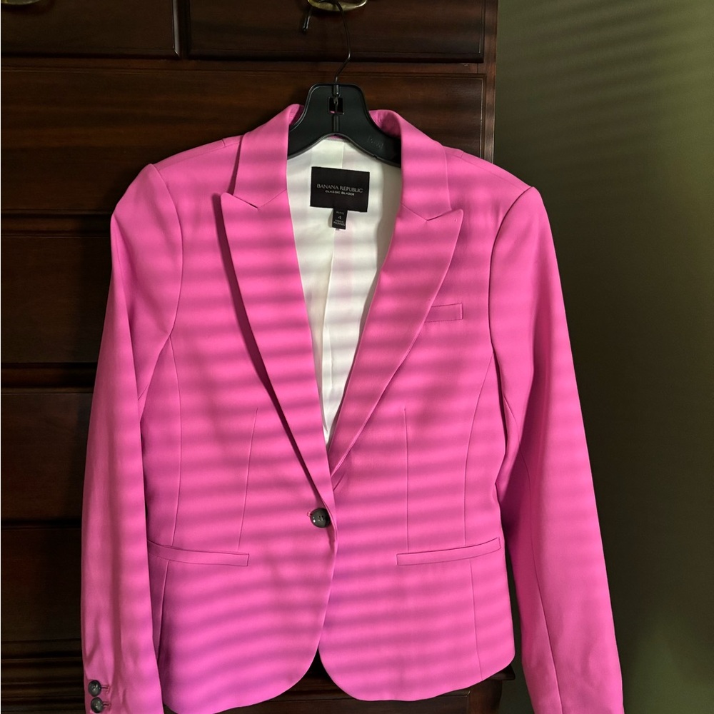 Banana Republic Hot Pink Women's Tailored Blazer